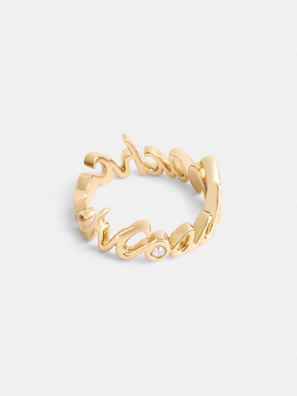 COACH SCRIPT RING - Picture 2 of 9
